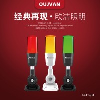 OJ-Q3_三色警報(bào)燈_LED機(jī)床警示燈_數(shù)控機(jī)床三色燈